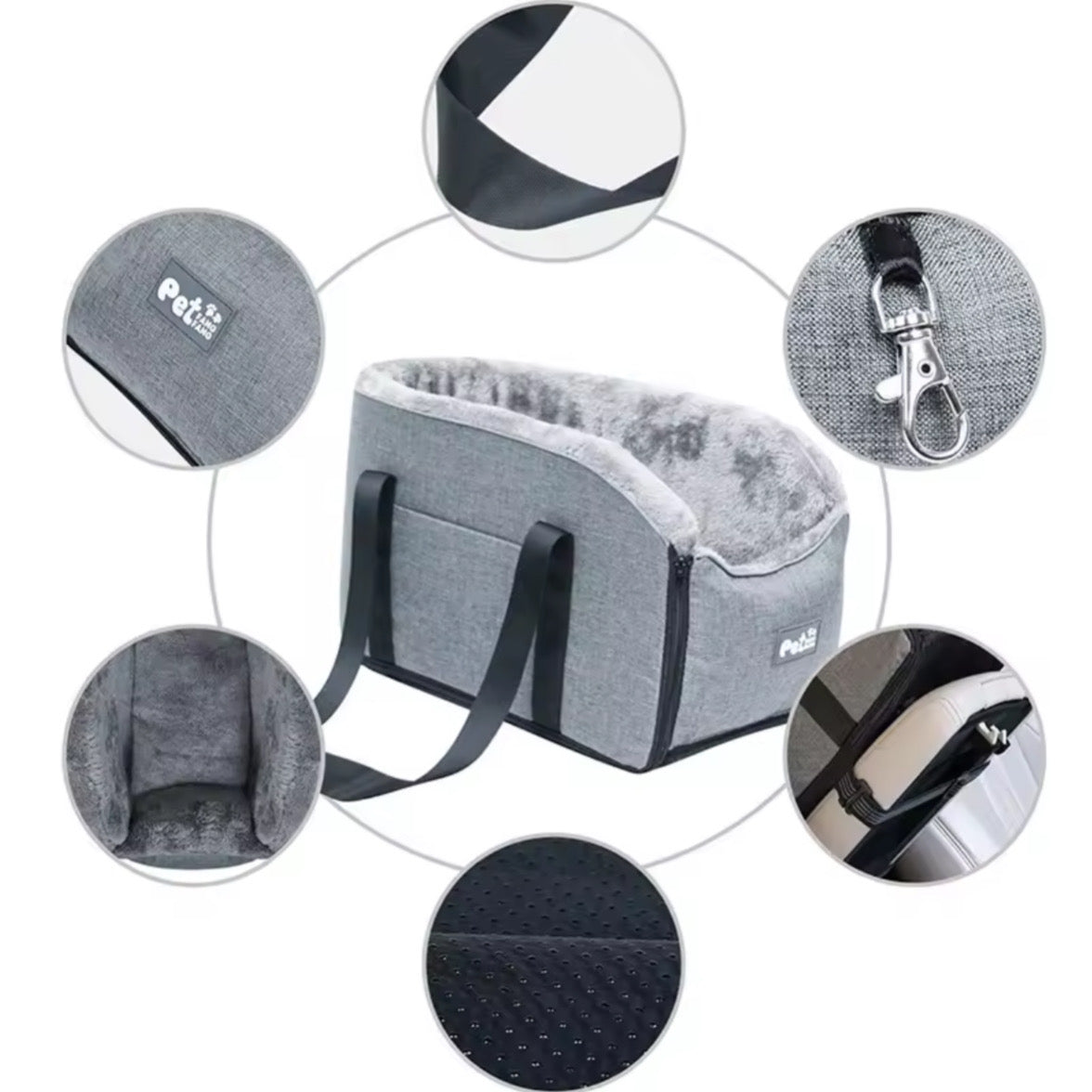 Sedile di Sicurezza per Animali – Box Portatile da Console