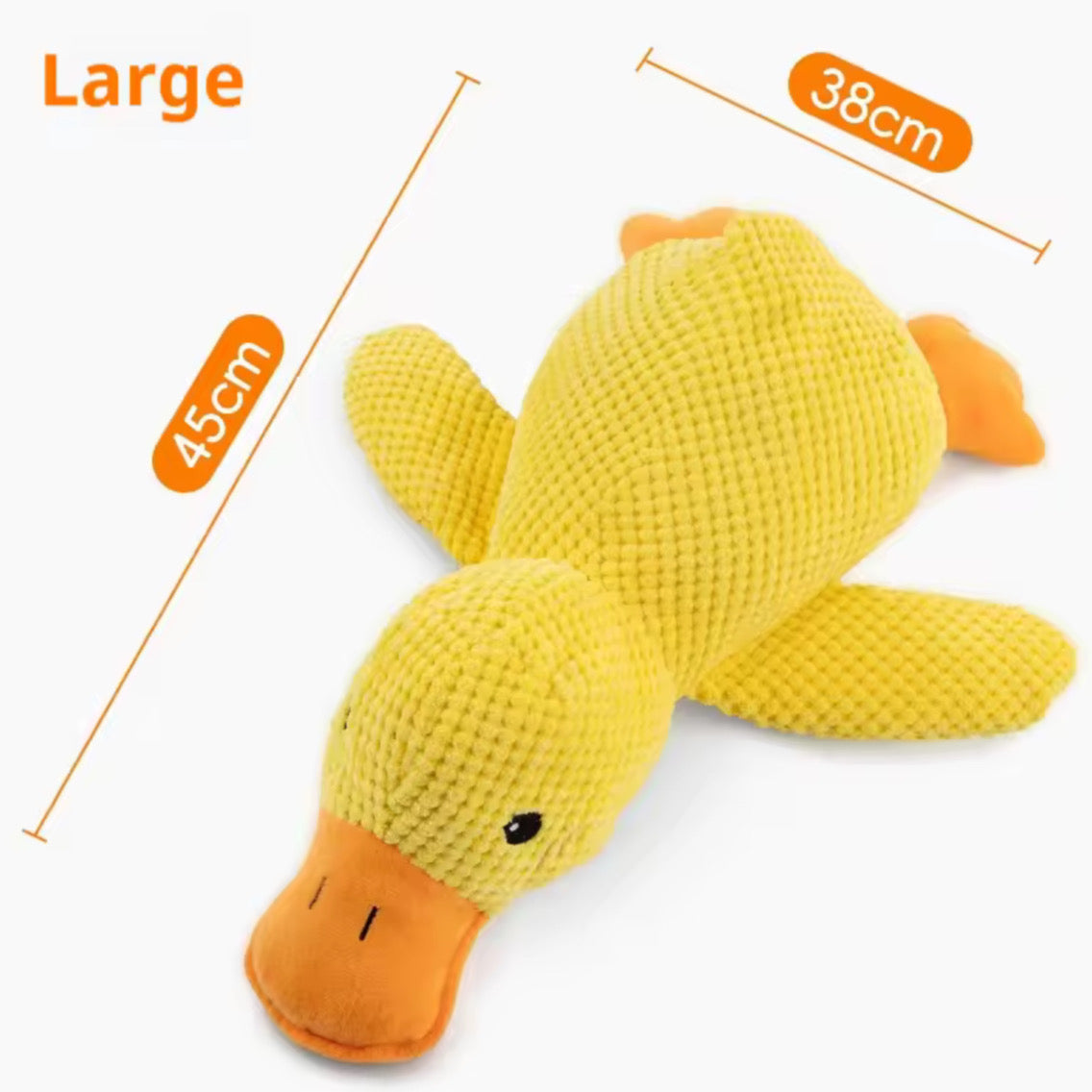 Peluche Anatra da Compagnia – Morbido, Resistente e Confortevole