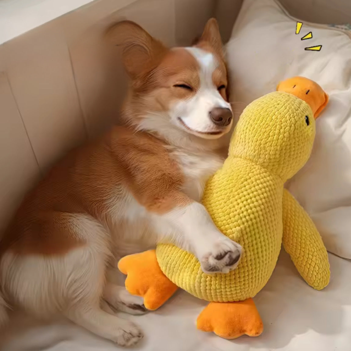 Peluche Anatra da Compagnia – Morbido, Resistente e Confortevole
